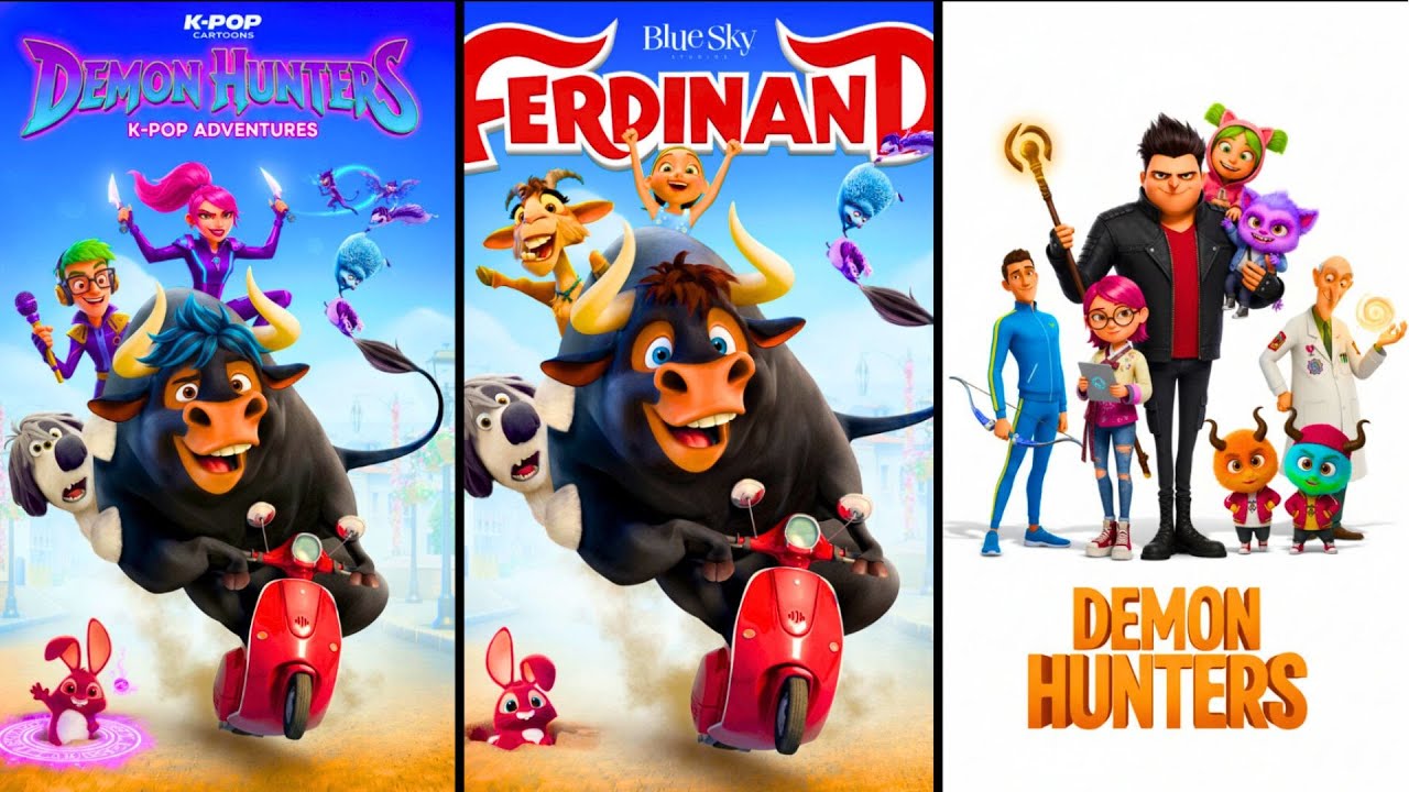 KPop Demon Hunters Parody of Famous Animated Movie Posters #8