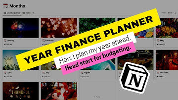Year Finance Planner with Notion