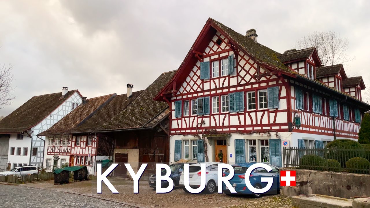 Kyburg, Switzerland 4K - A beautiful and peaceful village very near Zurich