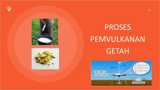 PROSES PEMVULKANAN GETAH