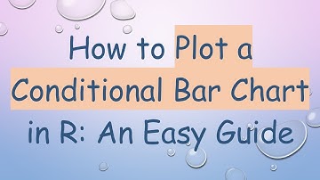 How to Plot a Conditional Bar Chart in R: An Easy Guide