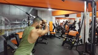Hootan Wood chop triceps extention