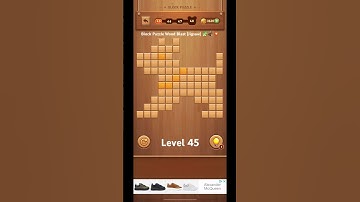 Block Puzzle Wood Blast (Jigsaw) 🧩🪵💥 Level 45 #games #jigsaw #shorts