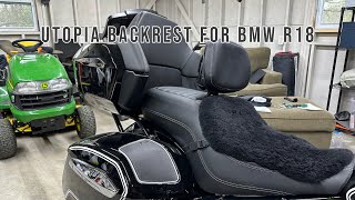 Utopia Products Backrest for BMW R18 Transcontinental (Part 2)