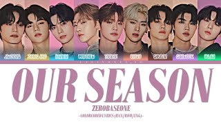 ZEROBASEONE - Our Season (ColorCoded Lyrics [HAN/ROM/ENG]) | ♥︎
