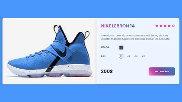 Beautiful Nike Shoes Landing Page Using (HTML/CSS/JS)