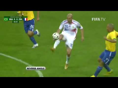 Zidane'ın Dünya Kupası Çeyrek Final'indeki Brezilya maçı