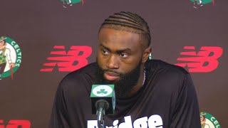 Jaylen Brown discusses $304M contract with Celtics