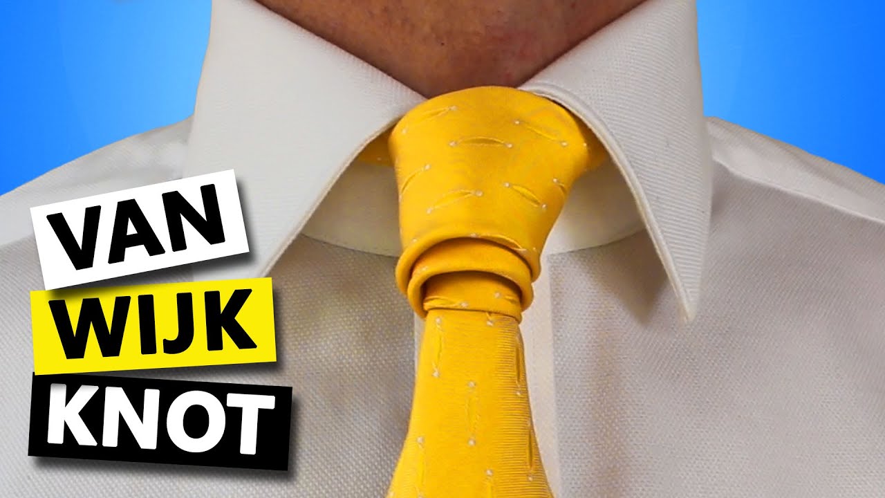 How to Tie a Tie Easy! How to Tie a Van Wijk Knot YouTube