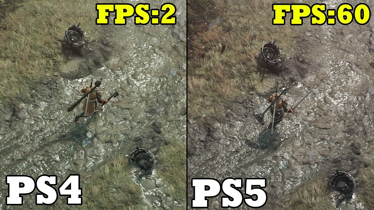 Diablo 4 PS4 vs. PS5 comparison  Loading times, graphics and FPS test 