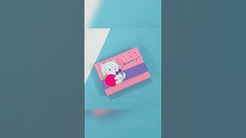 How to make Mini Cute File Folder #diy #papercraft