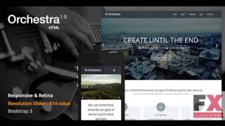 Preview Orchestra - Responsive HTML template TForest