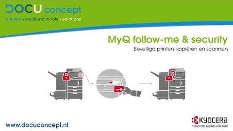 DOCUconcept MyQ follow-me & security - inloggen