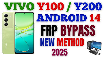 Vivo Y100 FRP Bypass Android 14 | Fix Settings Not Opening Without PC