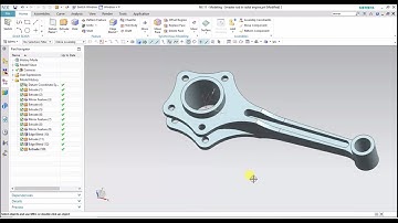 Siemens NX: Master Rod of Radial Engine Assembly