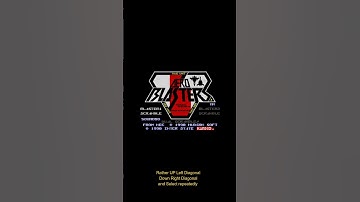 Aero Blasters Cheat Code: Difficulty Settings ~ Turbo Grafx 16/PC Engine