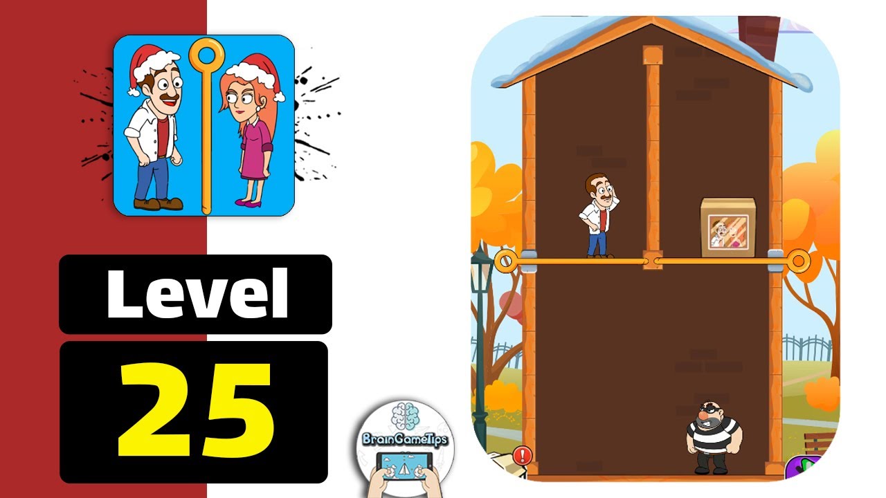 Home Pin: Pull The Pin Puzzle - Pull Him Out - Level 25 Walkthrough