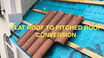 Can you change flat roof to pitched?