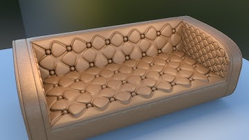 Modelling a ChesterField Sofa In Maya 2020