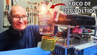 Este Calentador por Inducción Entrega ELECTRICIDAD POR EL AIRE!!!
