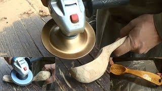 Ложка из Вишни Болгаркой Ложка из Вишни Болгаркой