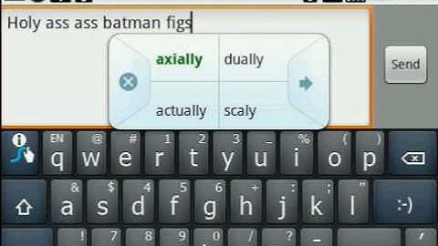 Swype for Android... in action!