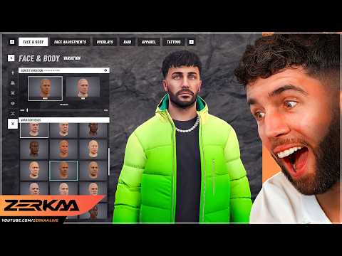 Zerkaa Creates His FIRST NoPixel V Character...