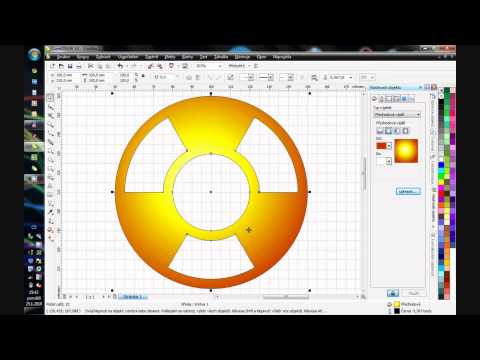 Cvičení pro Corel Draw (znak radioaktivita)