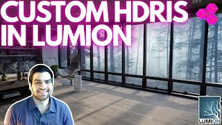 How to load CUSTOM HDRI Images and BACKGROUNDS into LUMION!!