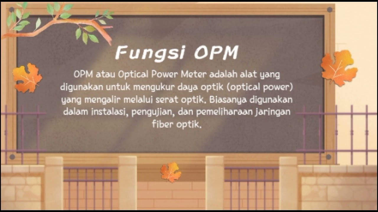 Penjelasan fungsi dan alat-alat fiber optic