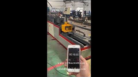 JCR Step Beam Roll Forming Production Line With On-Line Laser Welding