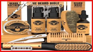 Great product -  Beard Straightener Grooming Kit for Men, Beard Growth Oil, Sandalwood Balm, 2 Beard