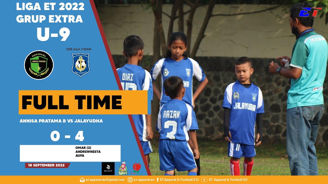 ANNISA PRATAMA B VS JALAYUDHA WEEK 5 (GRUP EXTRA U9) YouTube