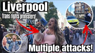 LIVERPOOL - Multiple Attacks Happen Over Night! Trans Rights Activists March Through The City!