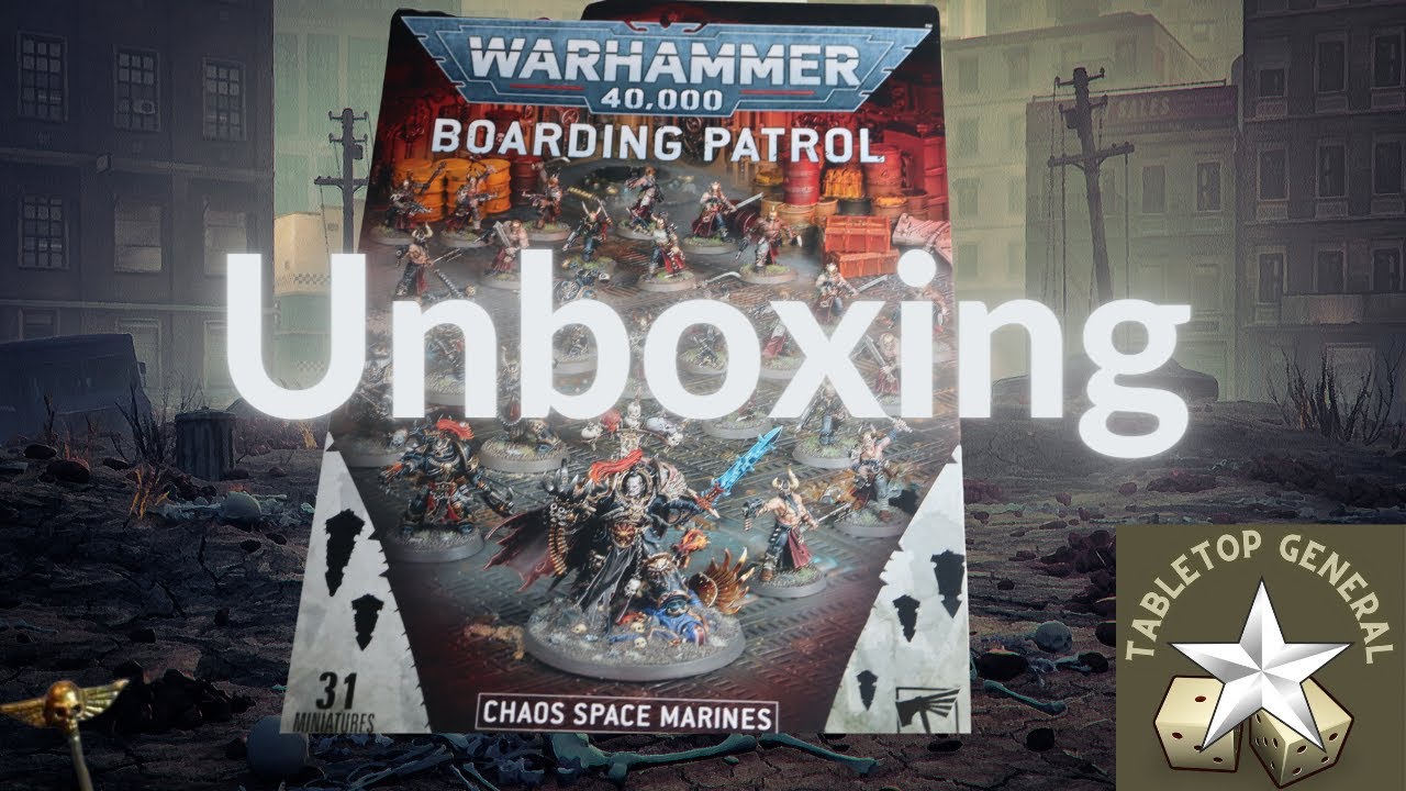 Unboxing Chaos Space Marines - YouTube