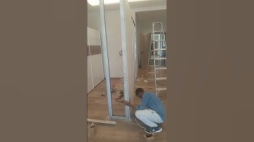 gypsum wall partition #short wallpartition gypsum#