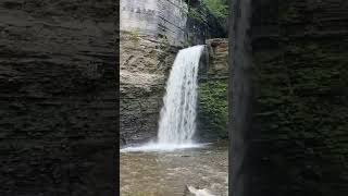Big waterfall in Walklin Glen#waterfalls #water #rock #nature #pretty #beautiful
