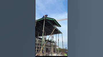 Step by step green formwork installation #shorts #construction #building #civilengineering