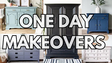 How to Paint Furniture the EASY WAY 👉 9 All IN ONE Paint Makeovers