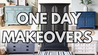 How to Paint Furniture the EASY WAY  9 All IN ONE Paint Makeovers
