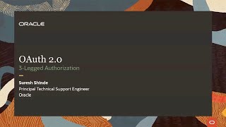 Working with application-based OAuth 2.0 and 3-legged authorization