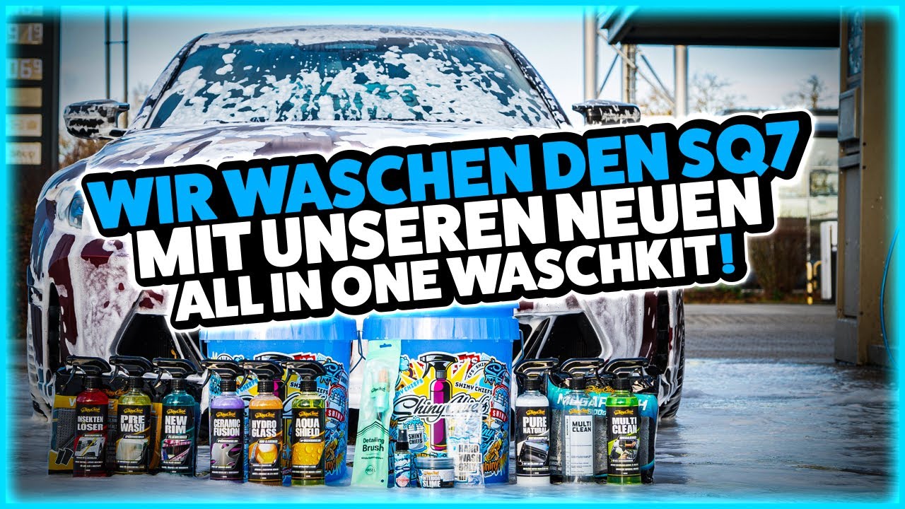 DAS NEUE FROZEN BLUE ALL IN ONE KIT -  Wir waschen unseren SQ7 damit.