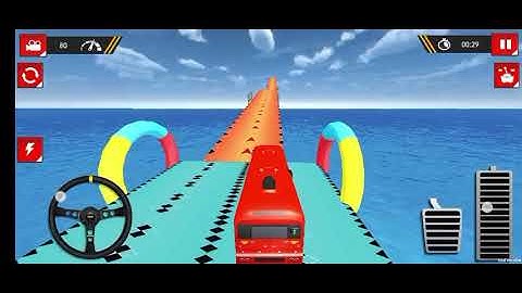 Impossible Bus Stunt Driving 2020 - Mega Ramp Racing Driving Simulator - Android GamePlay