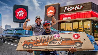 تحدي ٢ متر بيتزا ليمو في الليمو 🍕 Two Meter Pizza Challenge Limo