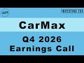 CarMax Q4 2026 Earnings Call | Adjusted EPS Doubles Forecasts Amid CEO Transition and Strategy Shift