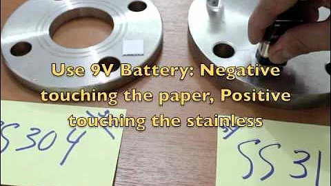 how to sort stainless steel 304 and 316.m4v