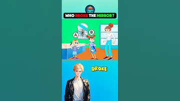 Which broke the mirror? #riddlechallenge #riddleoftheday #enigma #logicpuzzles #riddle #brainteasers