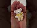 このくまさんの編み方の動画を編集していたら頭が痛くて中止しているけど今週のどこかであげる！！ #編み物