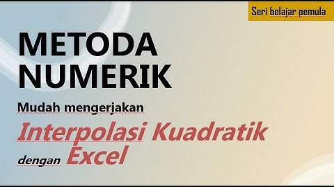 Interpolasi Kuadratik