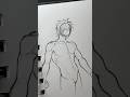 Drawing Warmup pt.50 #drawing #sketch #warmup #pose #simple #easy #quick #speed #fyp #shorts #art